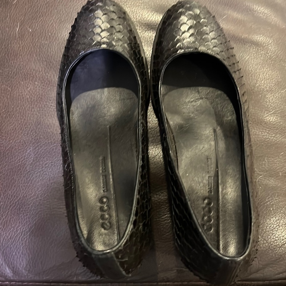 Ecco block heels